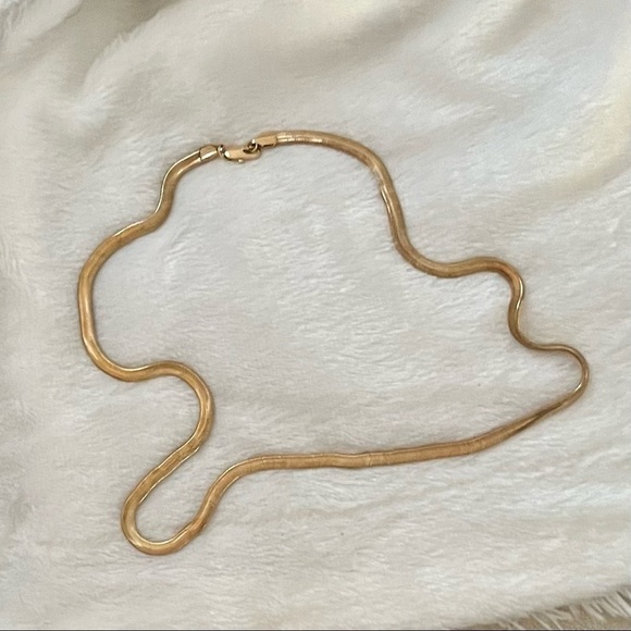 nwt Men’s 18K Gold Plated Snake Chain Necklace 28” - Picture 12 of 14